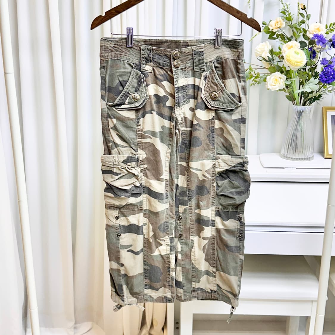 Y2k 카모플라쥬 밀리터리 카고팬츠 상품이미지1