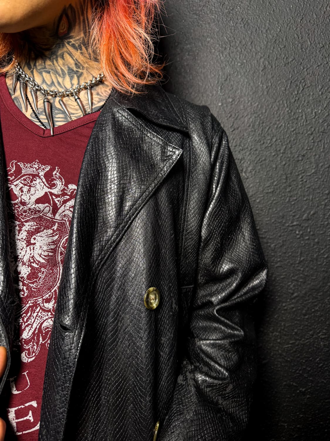 Black Mamba Python Coat 상품이미지2
