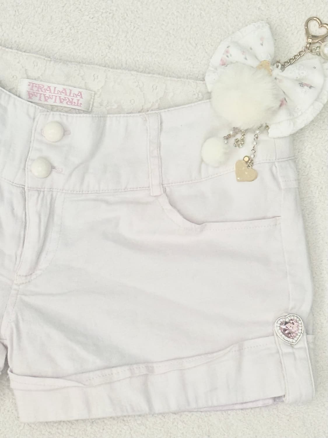 Tralala 트랄라라 딸기우유 숏팬츠 갸루숏팬츠 갸루반바지 히메갸루 상품이미지2