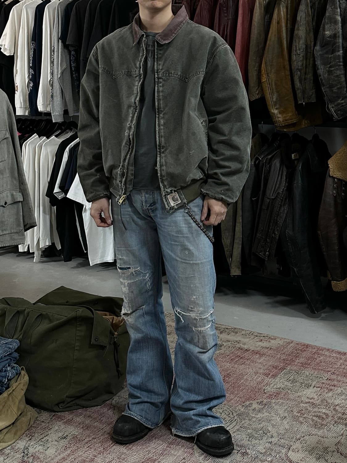 00's OG 칼하트 J14 산타페 자켓 칼하트 MOS 디트로이트 상품이미지10