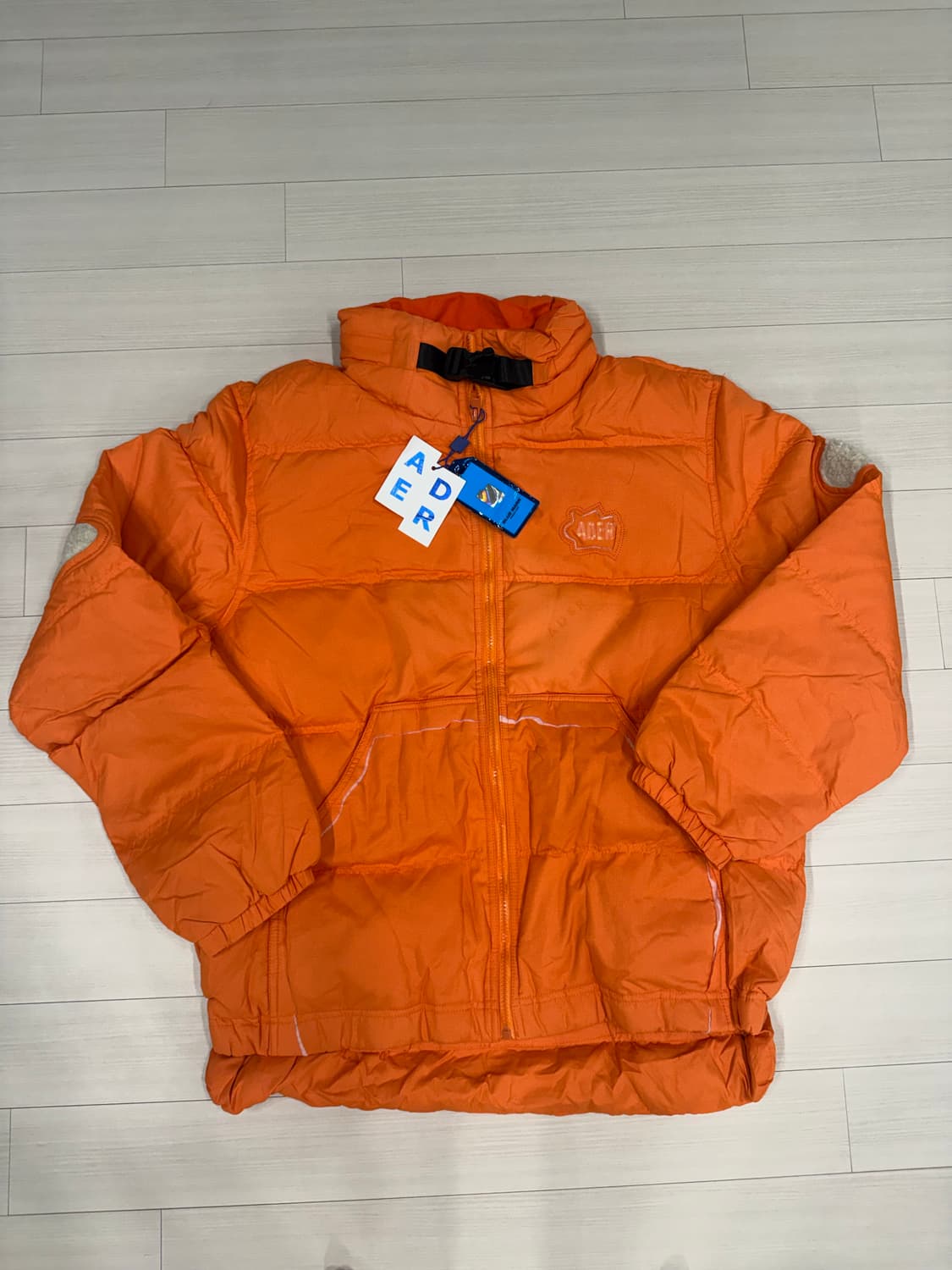 Ader Error 마스크 다운 패더 재킷 오렌지 A1 상품이미지1