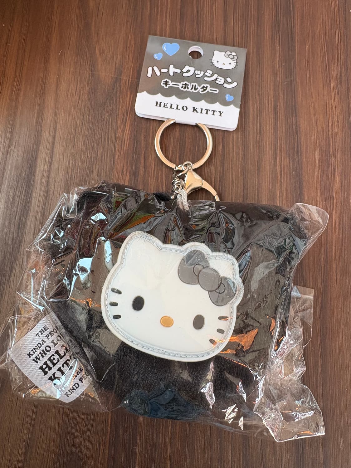 헬로키티 하트쿠션키링(블랙 상품이미지1