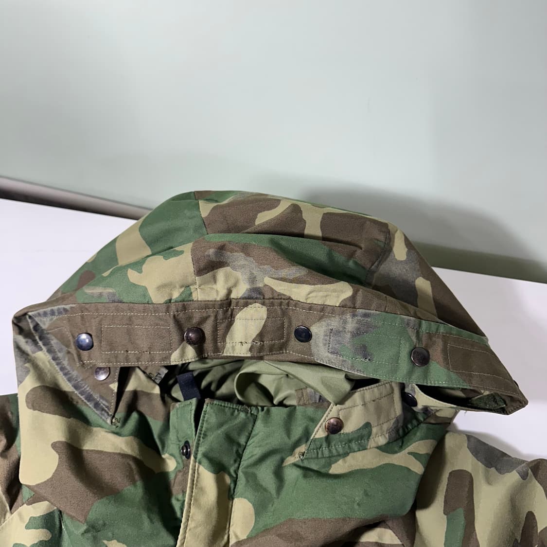 M-L US ARMY 미군 콜드웨더 파카 밀리터리카모 바람막이 상품이미지4