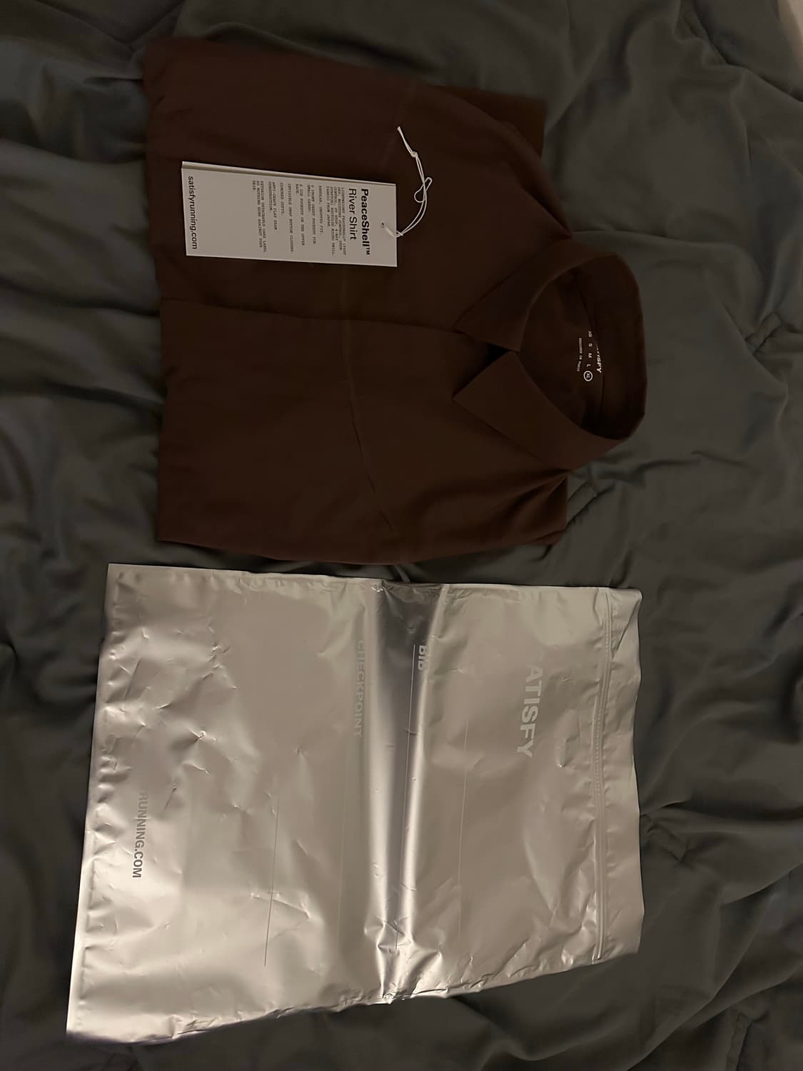 XL) 새티스파이 리버셔츠 브라운 상품이미지2