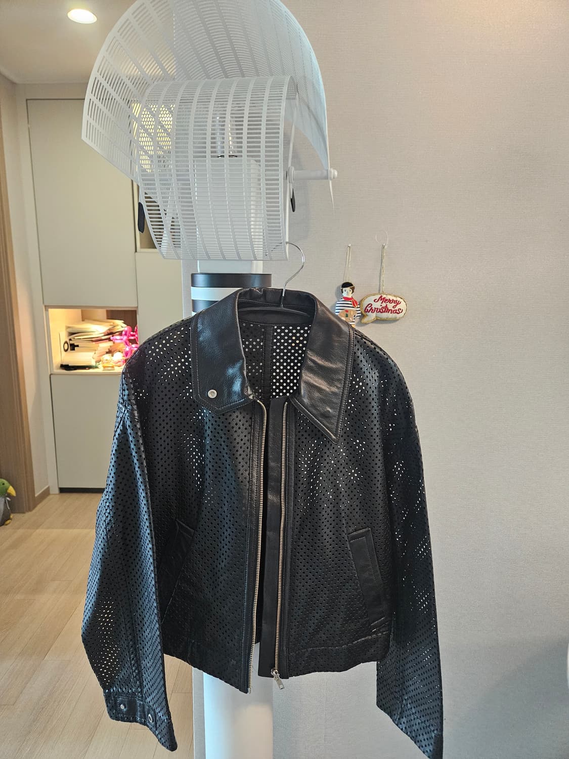 부루하하 펀칭 레더자켓  상품이미지9