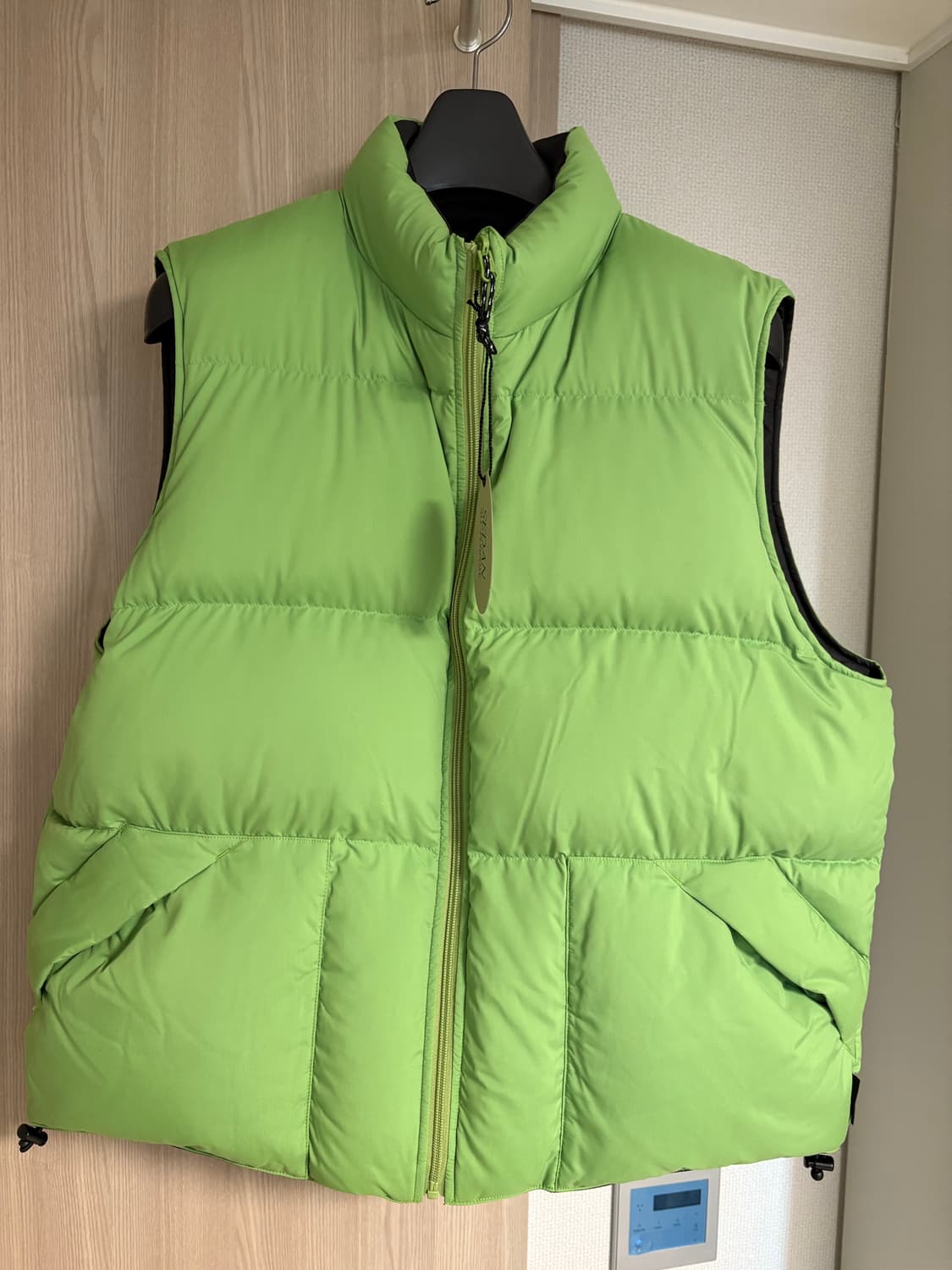 [XL] 세단올퍼포즈 리버시블 다운 베스트 그린x블랙 상품이미지3