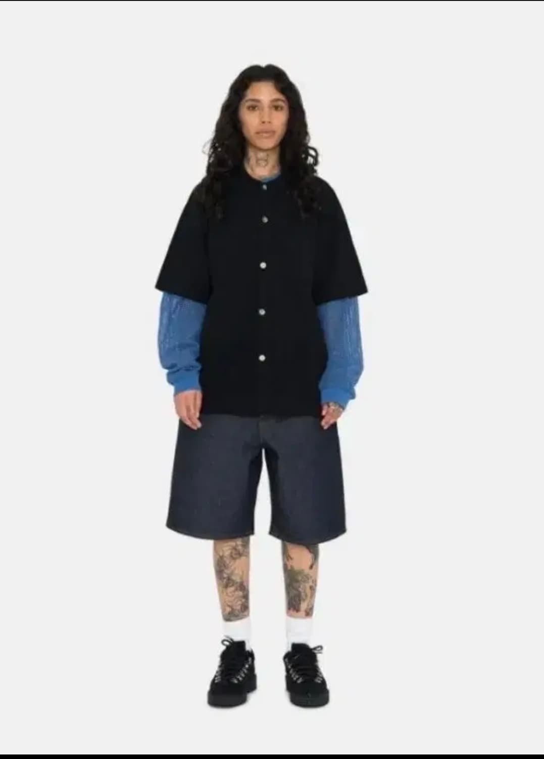 stussy 스투시 링클리 반팔 셔츠 팝니다 상품이미지1