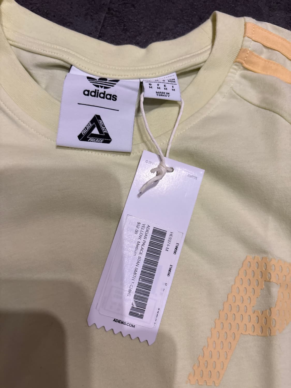 팔라스 x 아디다스 스탠 스미스 티셔츠 옐로우 - 21SS 상품이미지4