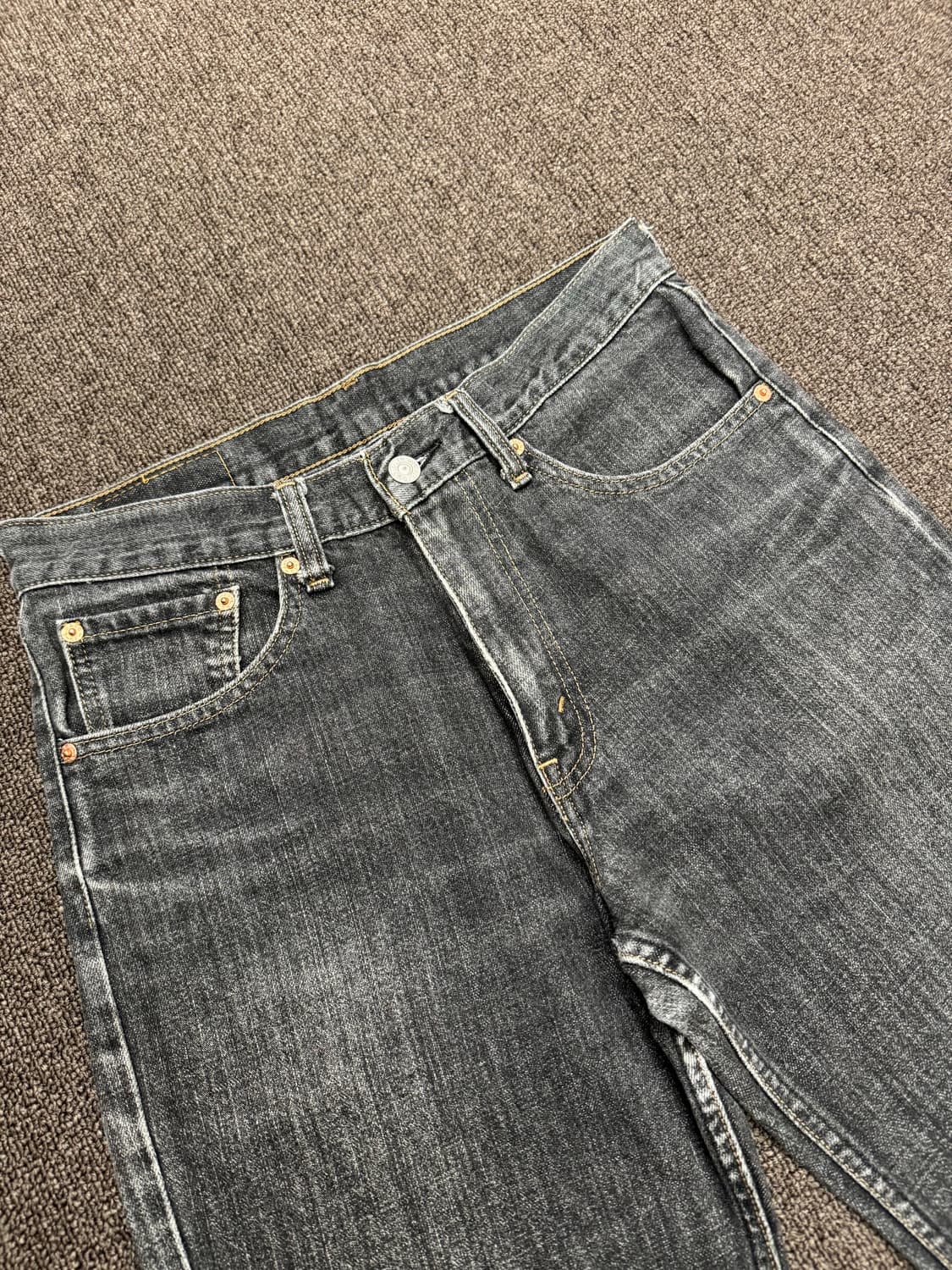 32)리바이스 빈티지 533 흑청 데님팬츠 상품이미지2