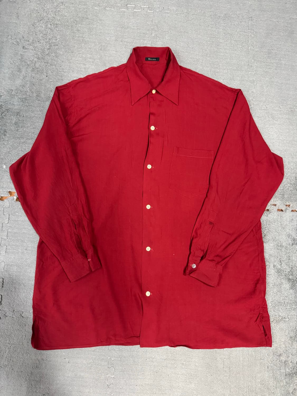 요지야마모토 와이즈포맨 레이온 셔츠 상품이미지1