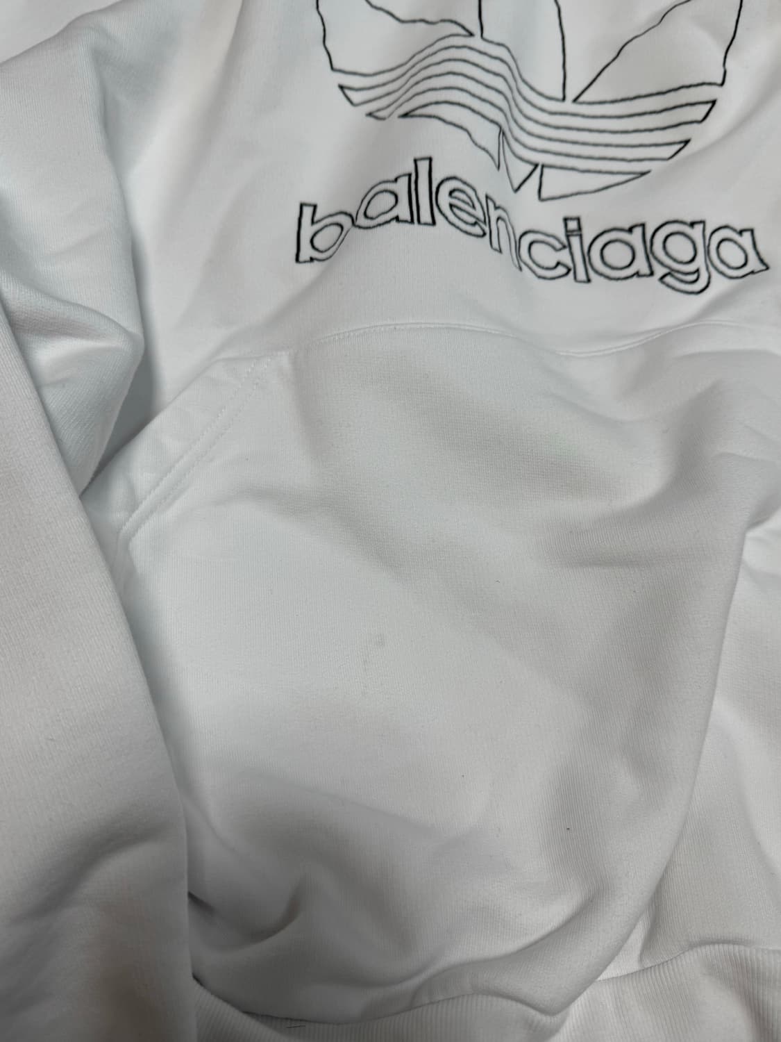 [2] 발렌시아가 아디다스 후드 화이트 상품이미지6