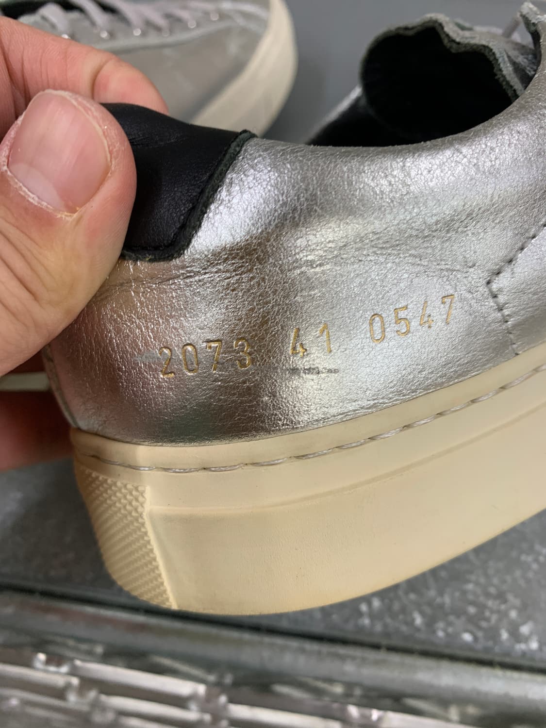 커먼 프로젝트 아킬레스 레트로 로우탑 스니커즈 실버 41(260) 상품이미지9