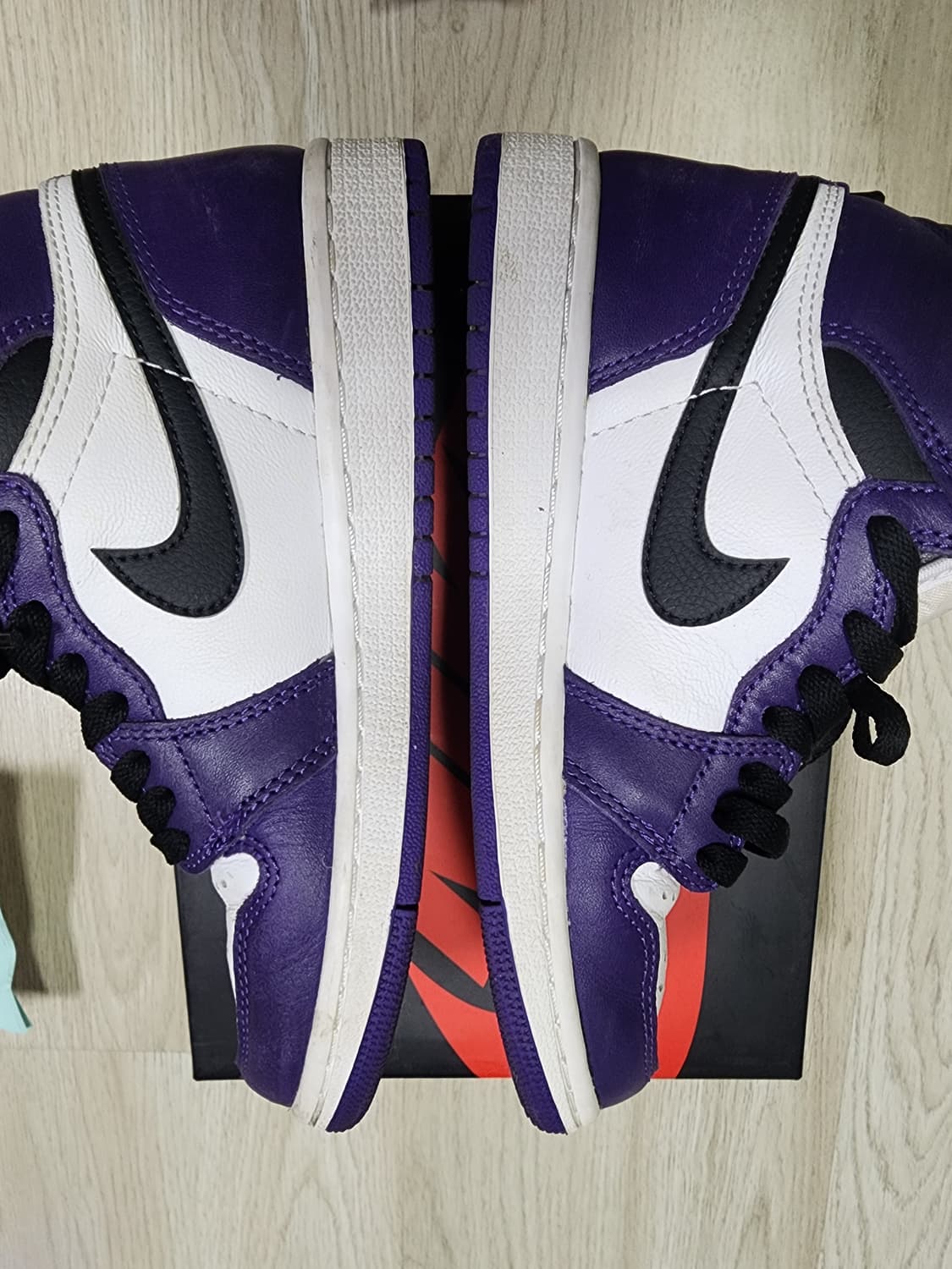 조던 1 레트로 하이 OG 코트 퍼플 2020 225 상품이미지3