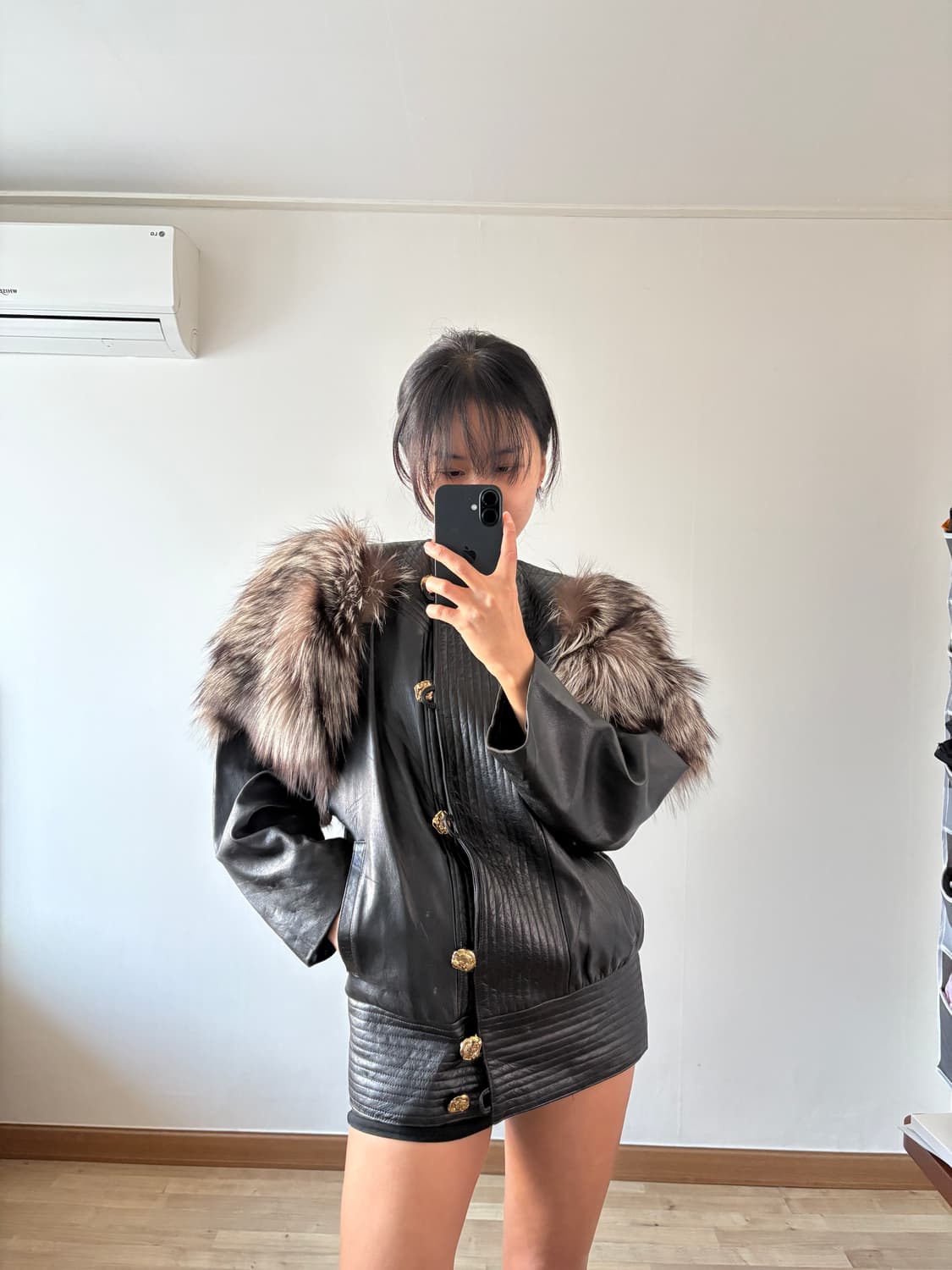 양가죽 퍼자켓  상품이미지1