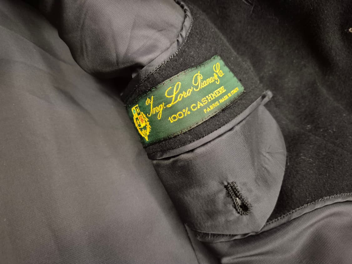 90s HOBBY Loro piana fabric 캐시미어 코트 상품이미지7