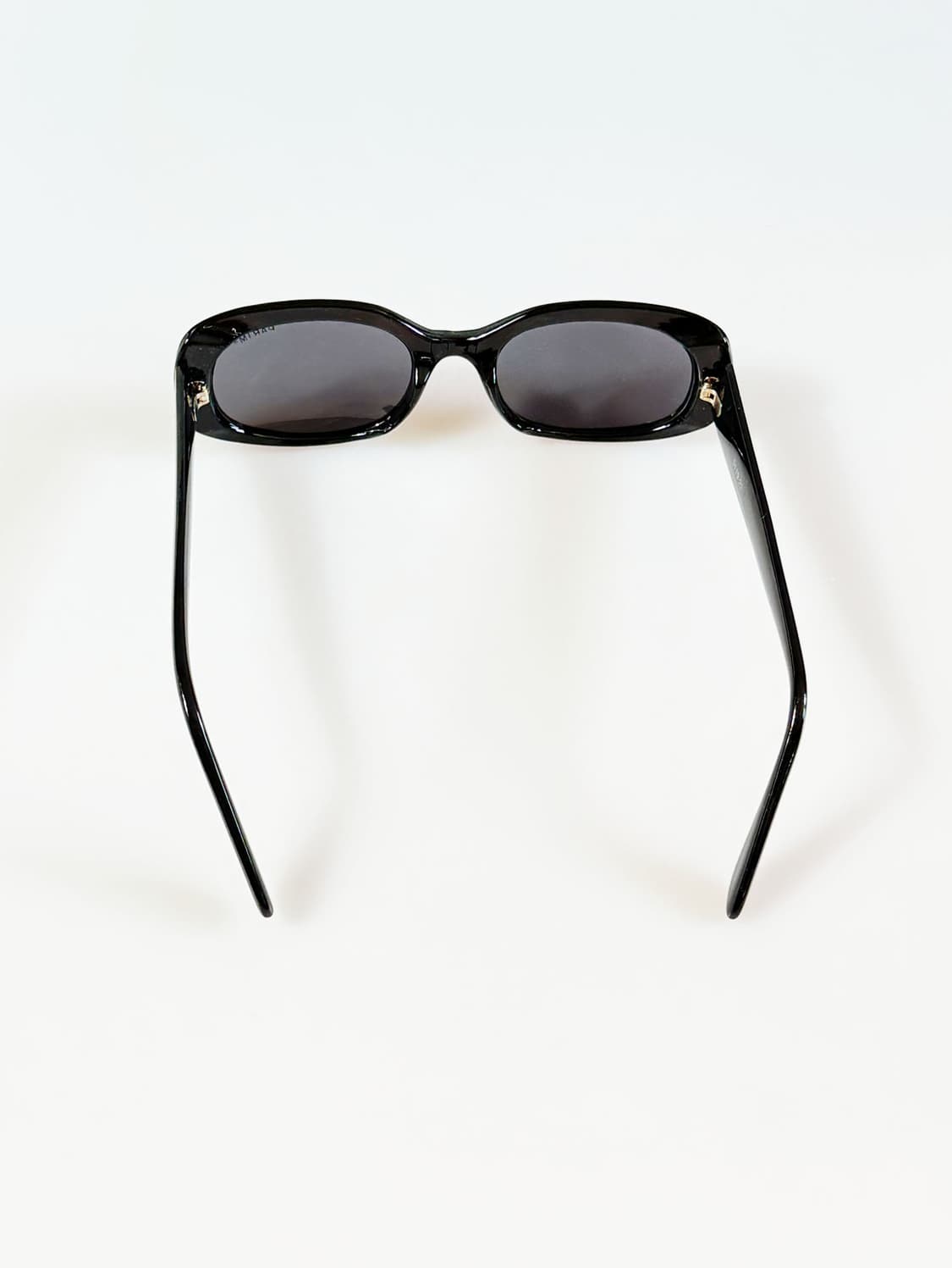 90s PARIM 블랙 볼드 스퀘어 빈티지 선글라스 상품이미지5