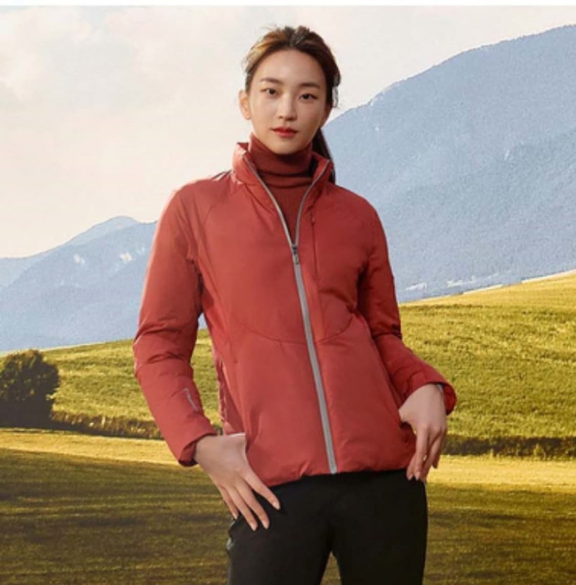 장미쉘바스키아 프리마로프트 패딩 자켓 골프웨어 상품이미지2