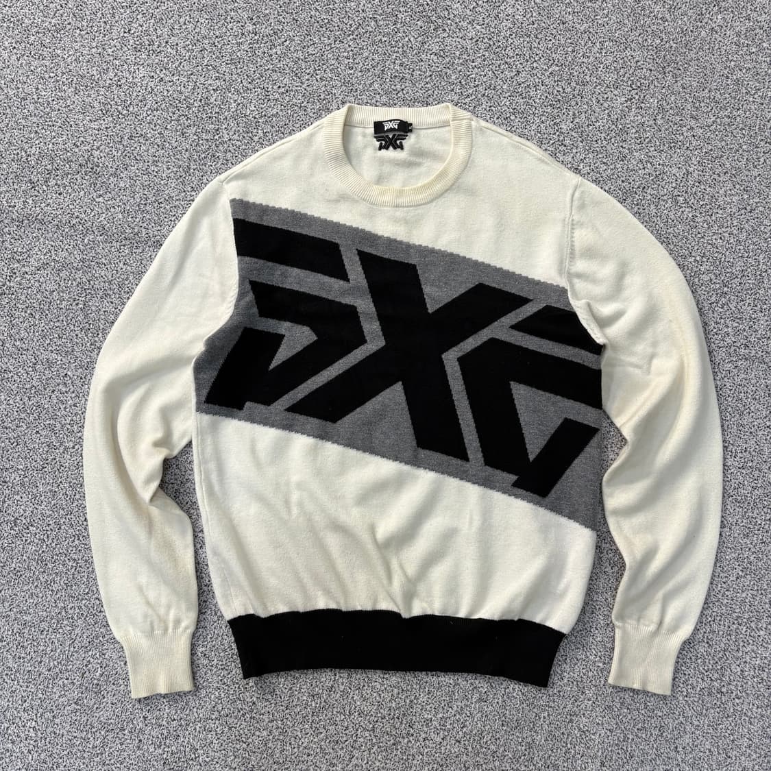 XL PGX 골프 빅로고 니트 긴팔티 0316J 상품이미지1