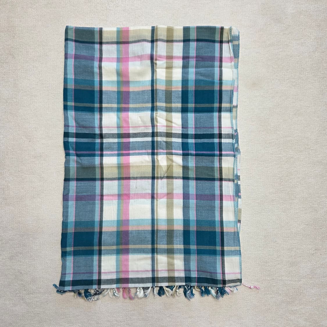 일본 빈티지 아메카지 멀티 컬러 롱 스카프 상품이미지2