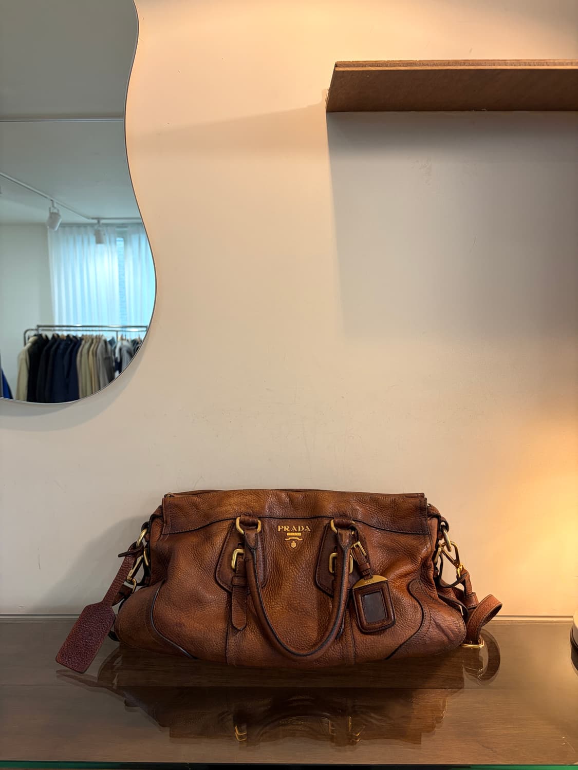 프라다 체르보 안티크 레더 백 상품이미지1