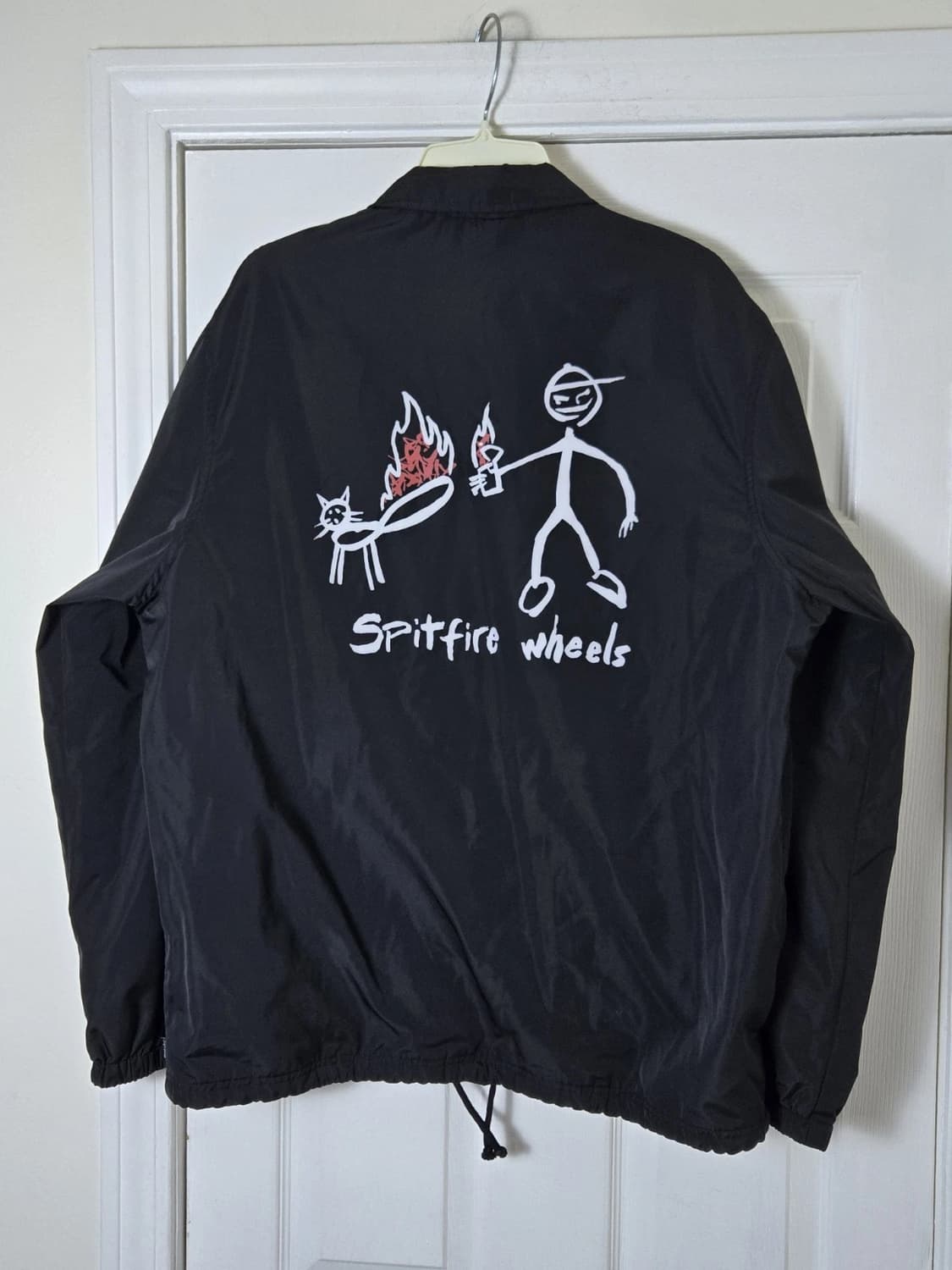 18SS 슈프림 x 스핏파이어 코치 자켓 블랙 상품이미지4