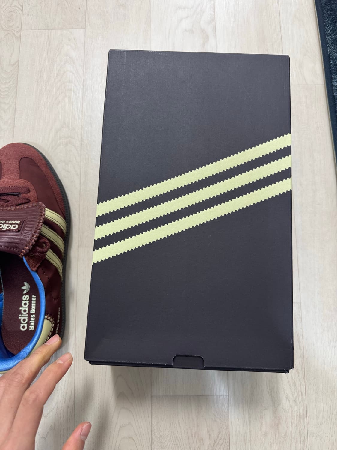 아디다스 x 웨일스 보너 나일론 삼바 폭스 브라운 샌디 베이지 상품이미지4