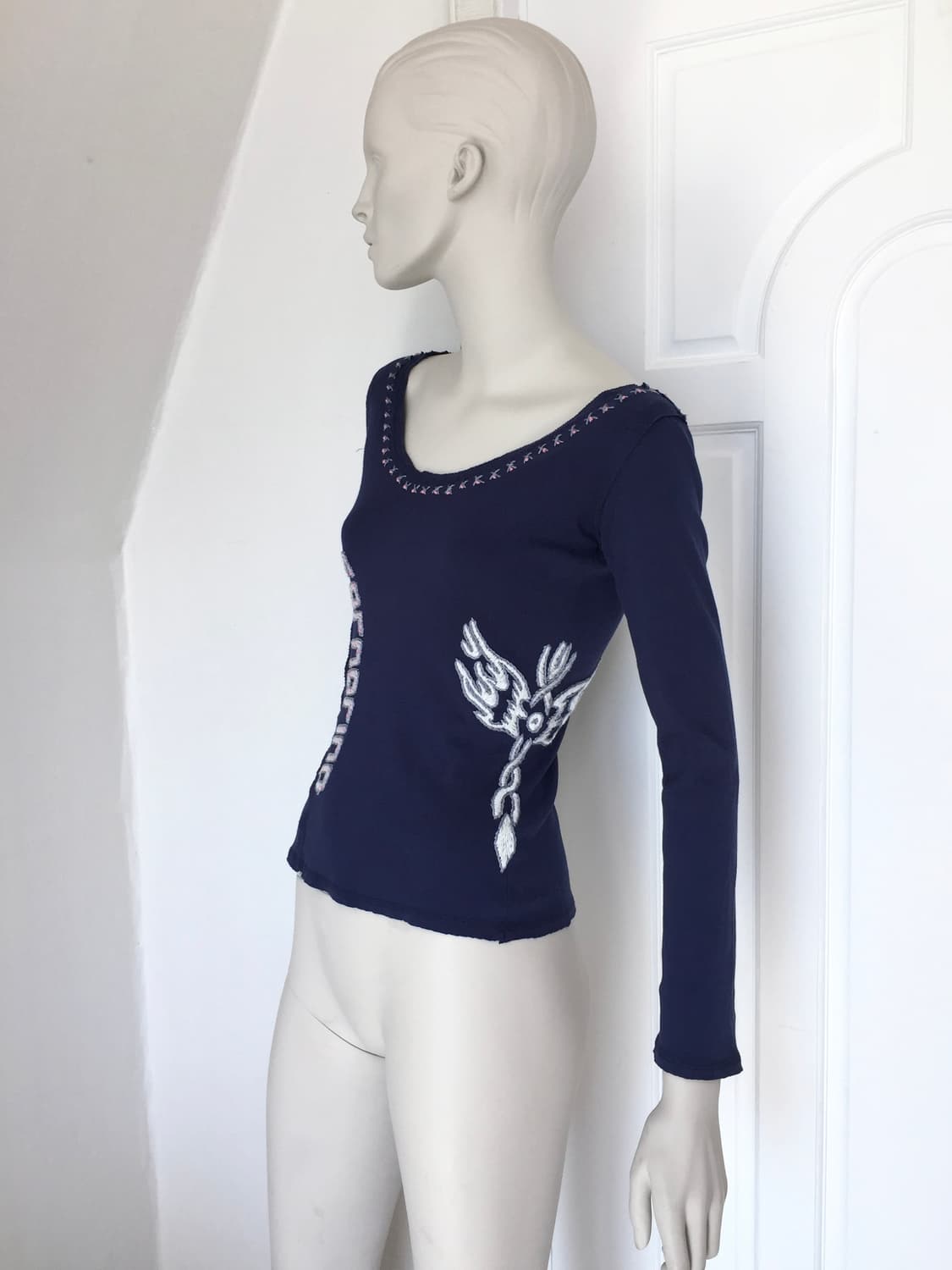 Fornarina Hand Stitch Lettering Top 상품이미지5
