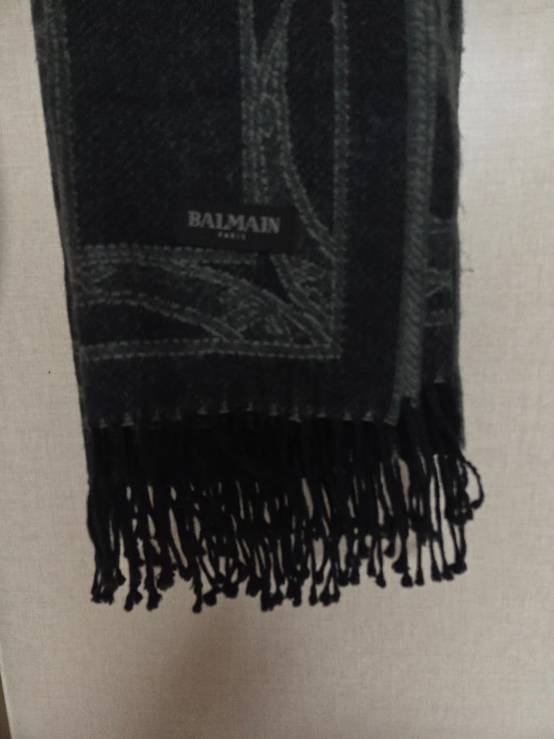 발망 플라워 패턴 캐시미어 머플러 상품이미지3