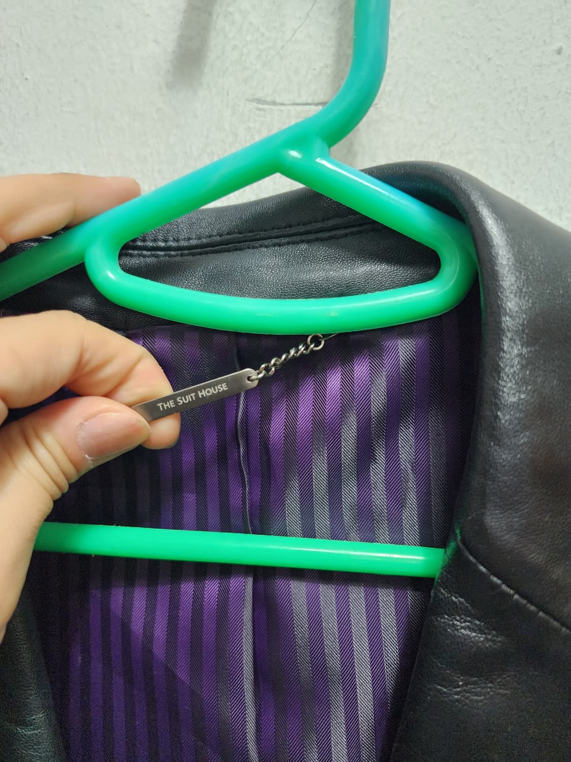 더 수트 하우스 리얼레더 블레이저  상품이미지6