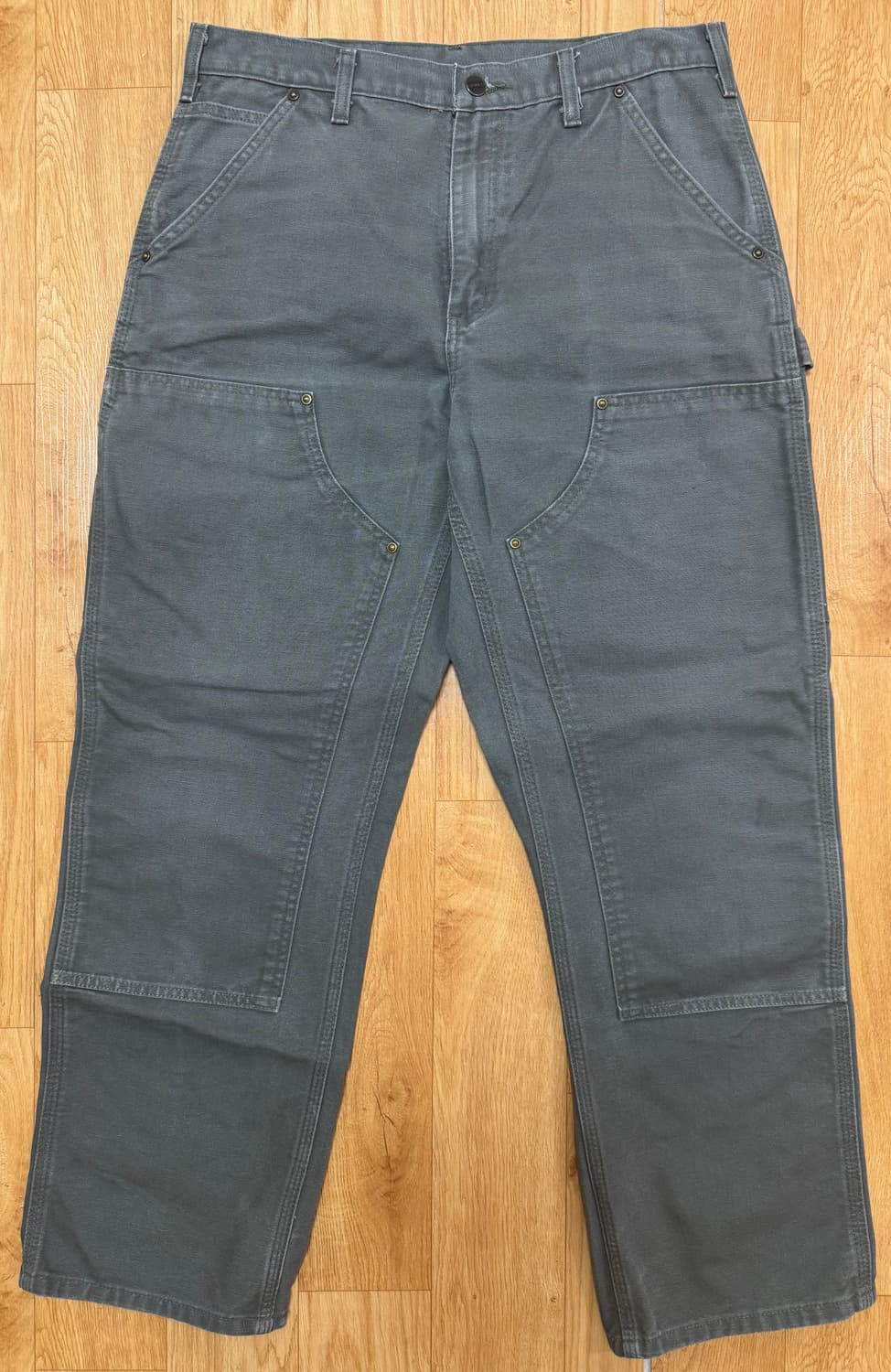 빈티지 칼하트 B136 더블니 모스그린 MOS 32x30 상품이미지1