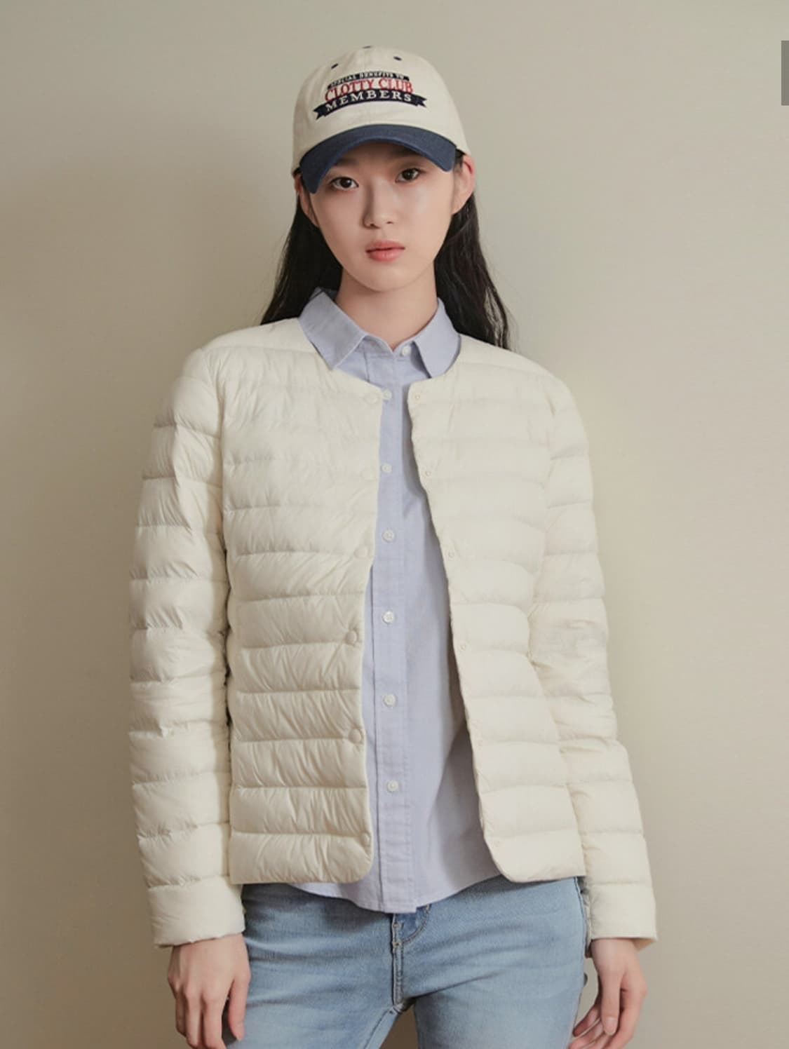 폴햄 오리털 경량패딩 95사이즈 (택있는 새옷) 상품이미지1