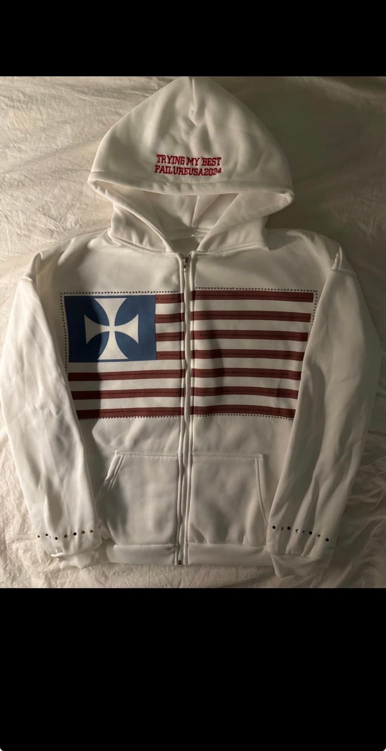 빈티지 성조기 후드 상품이미지1