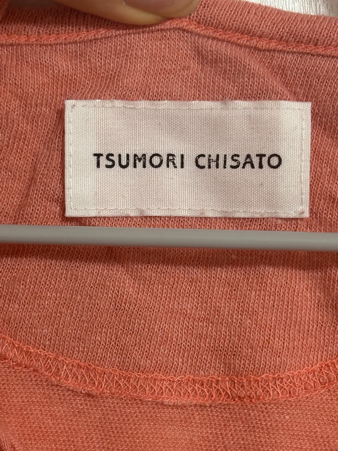 Tsumori chsato 컷아웃 코튼 티셔츠 상품이미지4