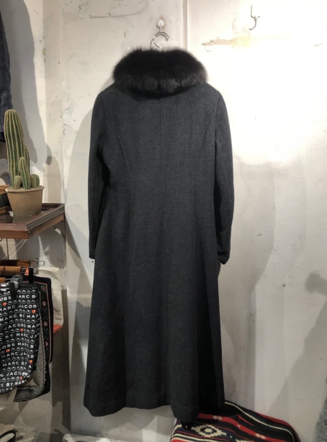 Maggy black long coat 상품이미지4