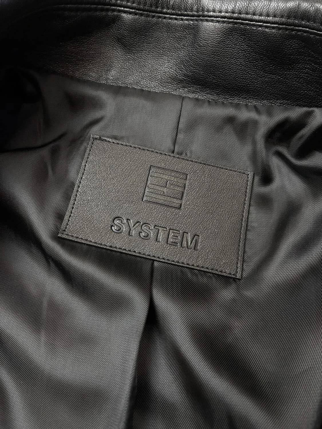 시스템 옴므 21FW 페이크 래더 가죽 자켓 PN5208 상품이미지6