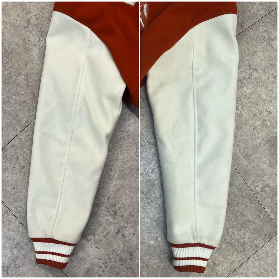 자라 패치 바시티 자켓 오렌지 M #csz2554  상품이미지8