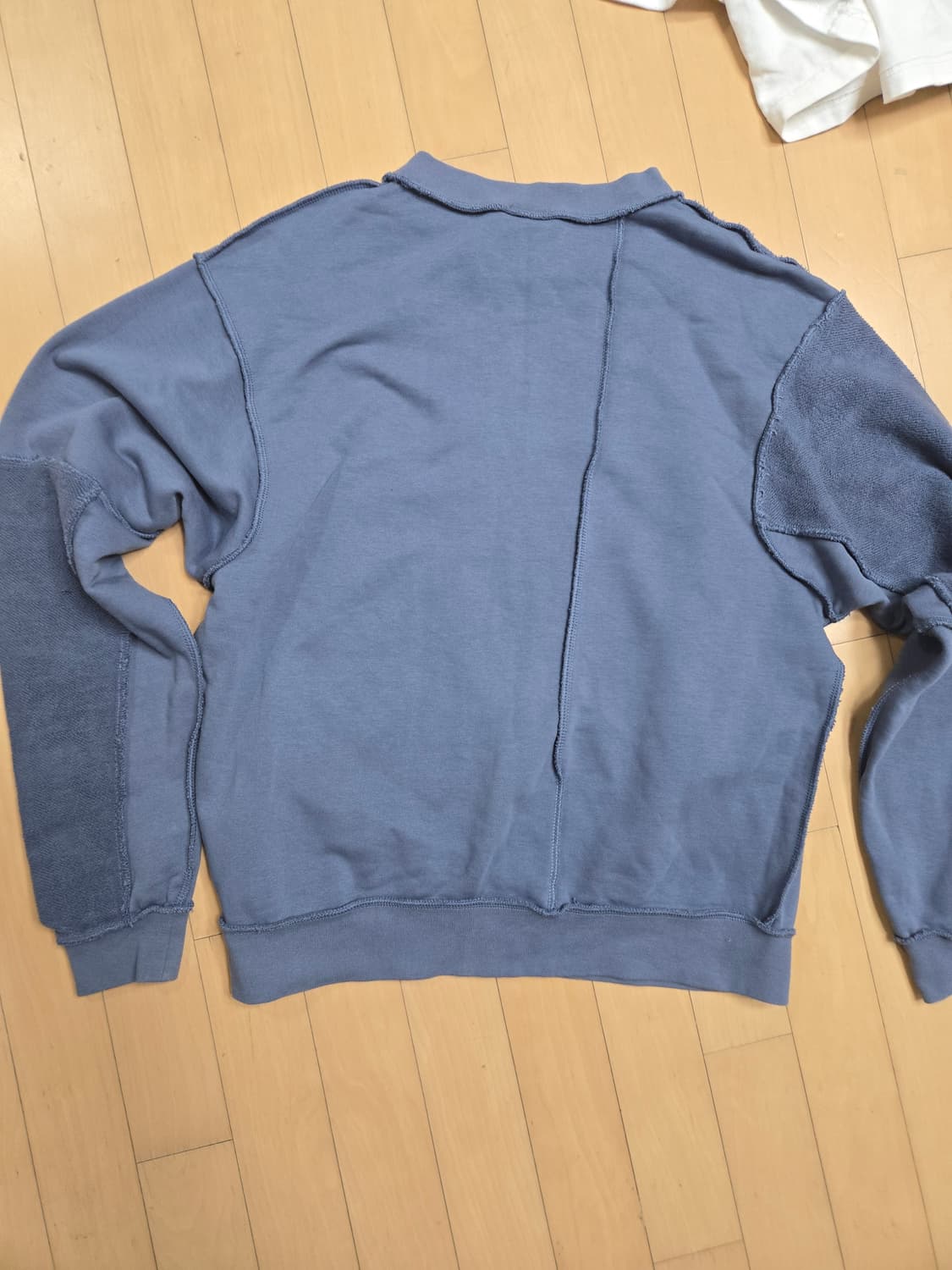 나이키 블루 패치워크 맨투맨 티셔츠 S 상품이미지4