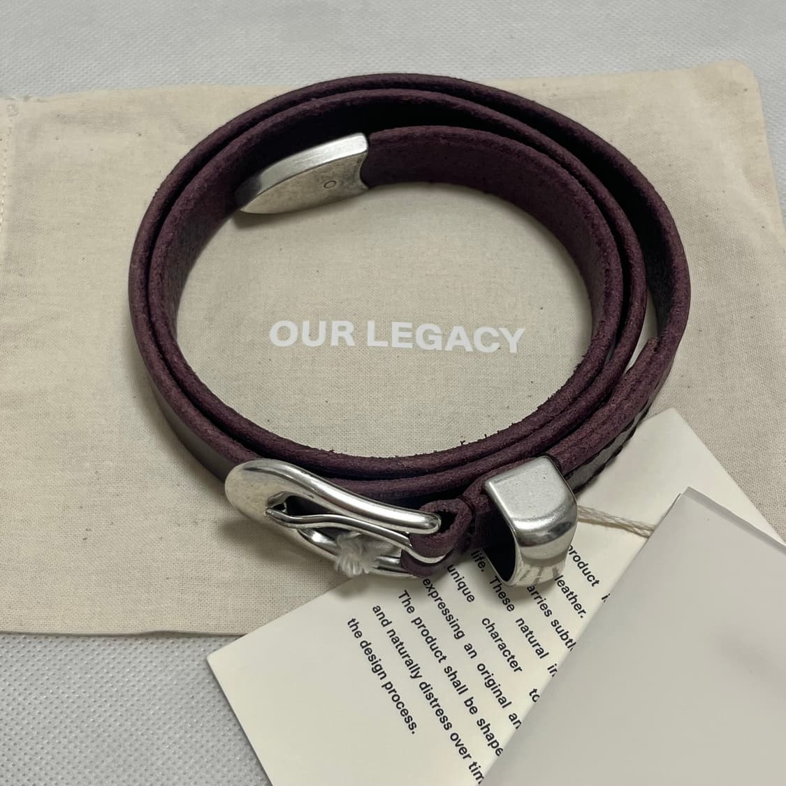 [70,80,90,100]아워레가시 26ss 2cm 벨트/퍼플 상품이미지2