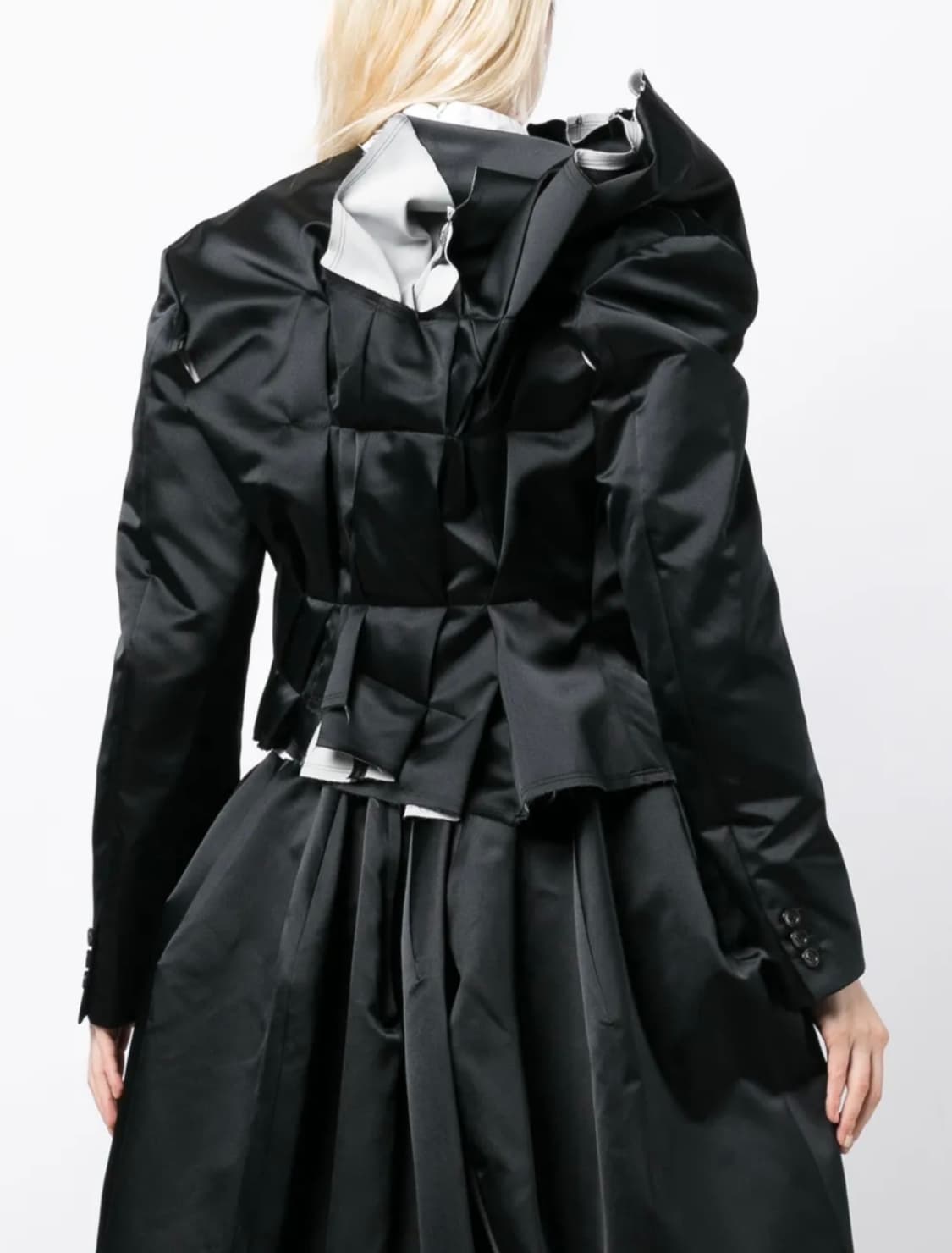 꼼데가르송 23FW 개더드 이펙트 레이어드 블레이저 재킷 상품이미지4