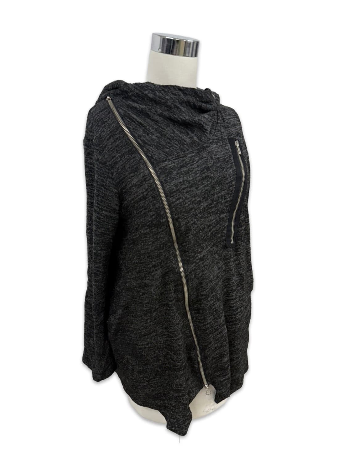 빈티지 ALGONQUINS 지퍼 라인 포인트 펑크 후드집업 상품이미지5