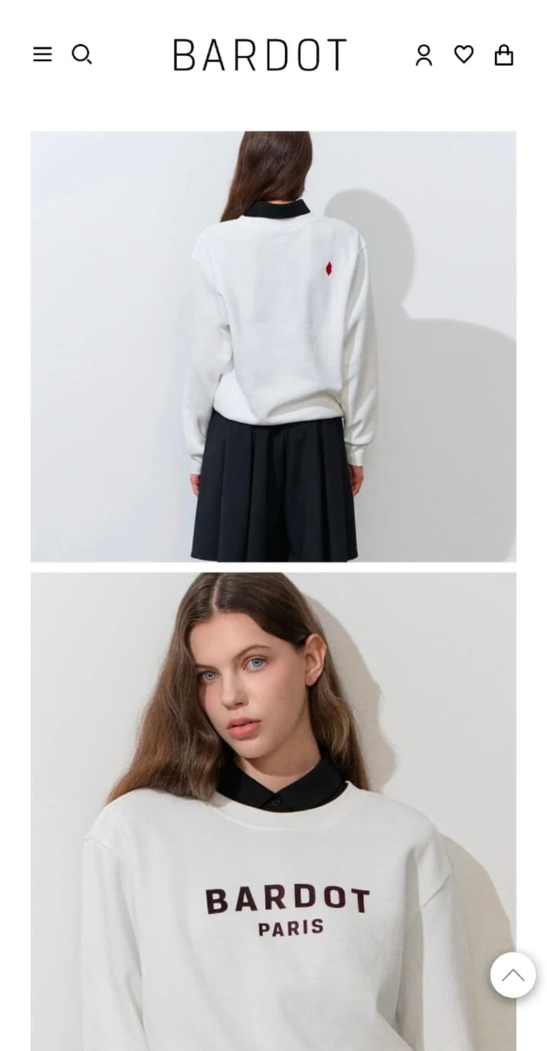 [새상품] Bardot 바르도 스웨트셔츠 상품이미지2