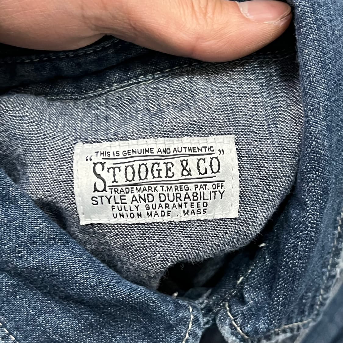  스투지앤코 웨스턴 데님 셔츠 y16091 상품이미지6