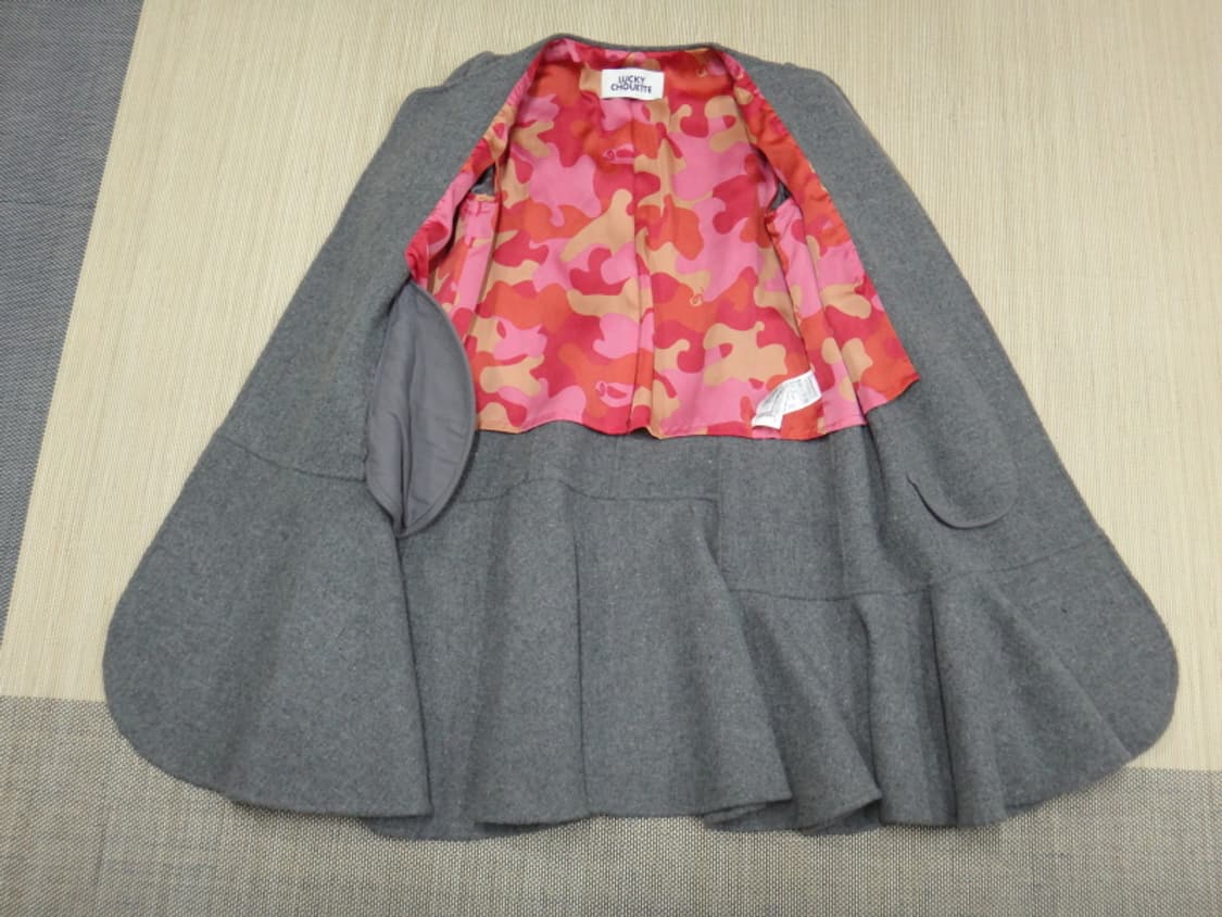 (36) 럭키슈에뜨 LUCKY CHOUETTE 셔링 울 코트 상품이미지7