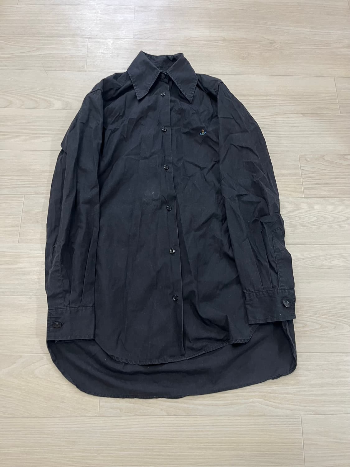 8 비비안 웨스트우드 골드 라벨 오브 로고 블랙 셔츠 상품이미지1