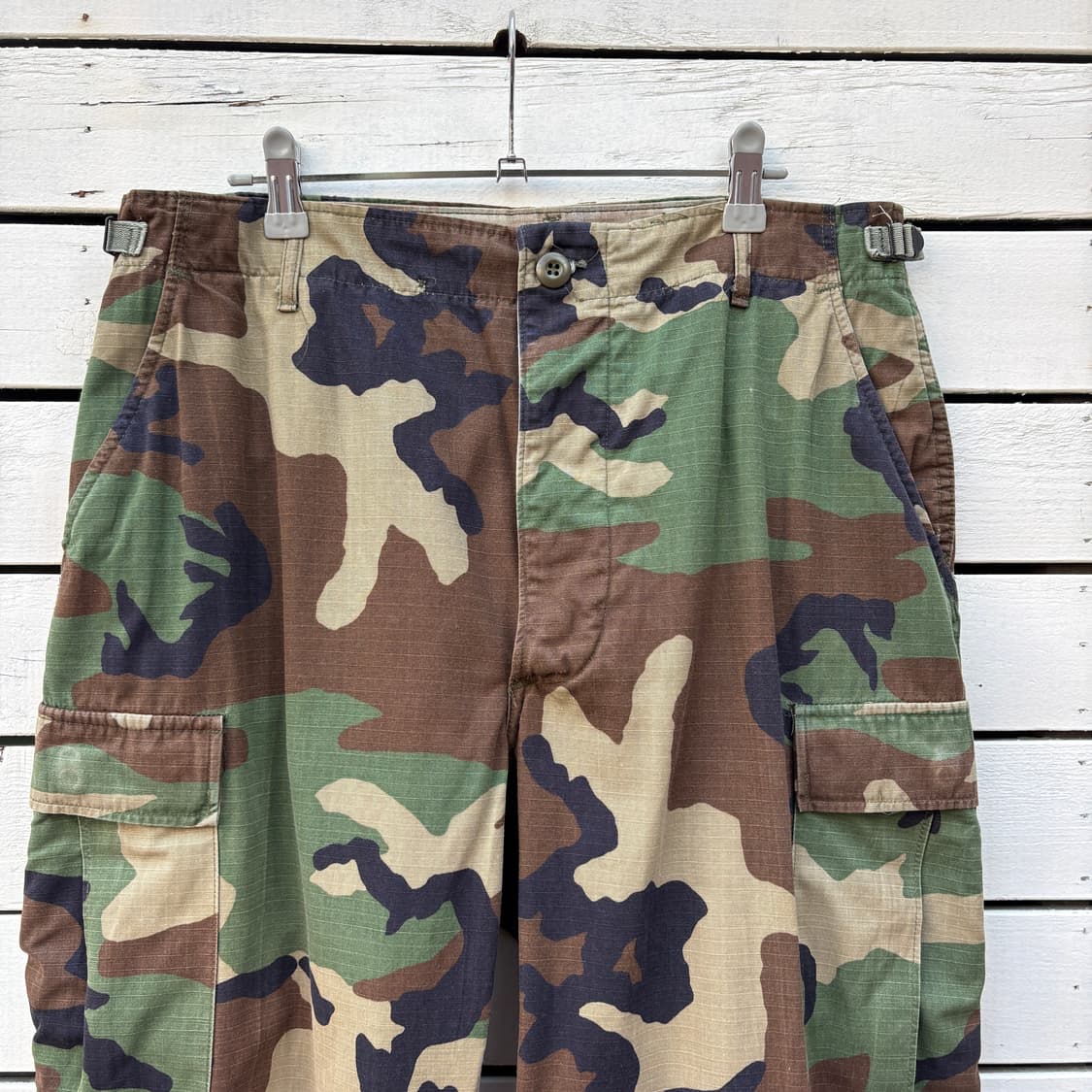 Vintage 90s 오리지널 미군 우드랜드 립스탑 BDU 팬츠 상품이미지3
