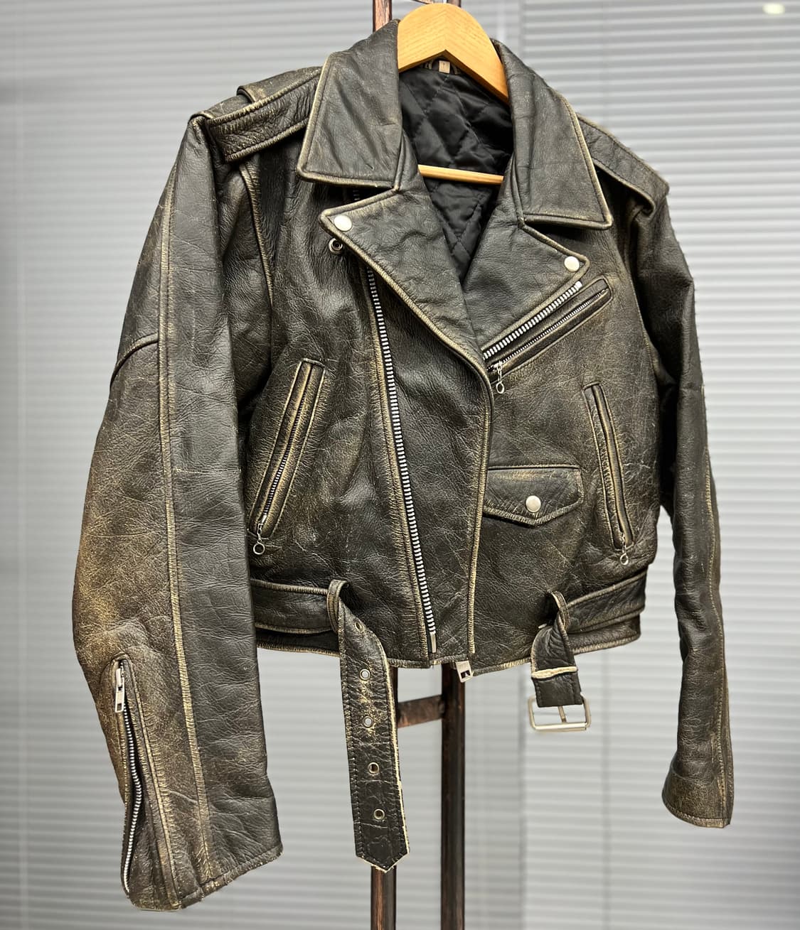 소가죽 더블라이더 자켓  상품이미지1