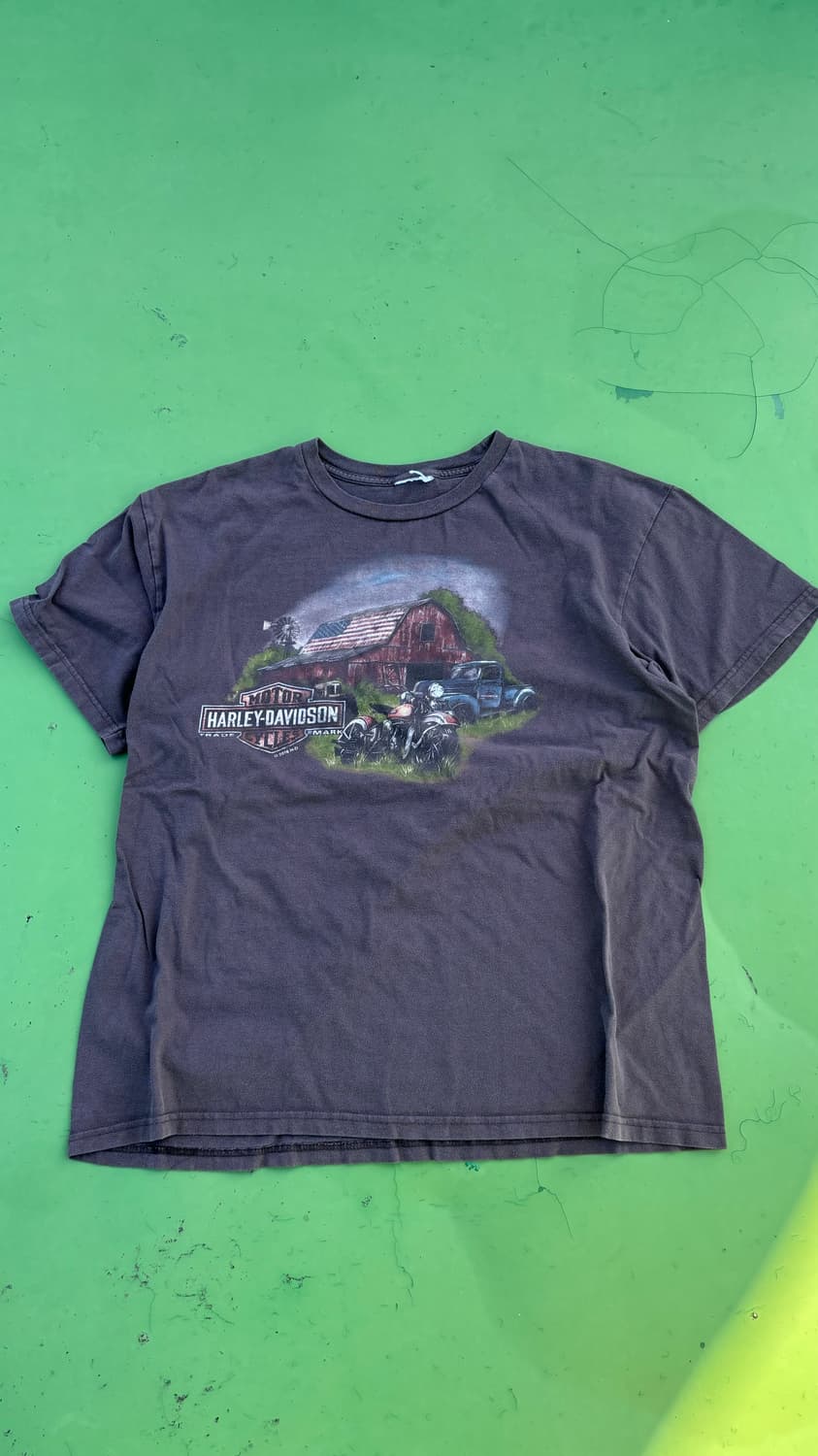 Harley Davidson Faded Print T-shirt 상품이미지2