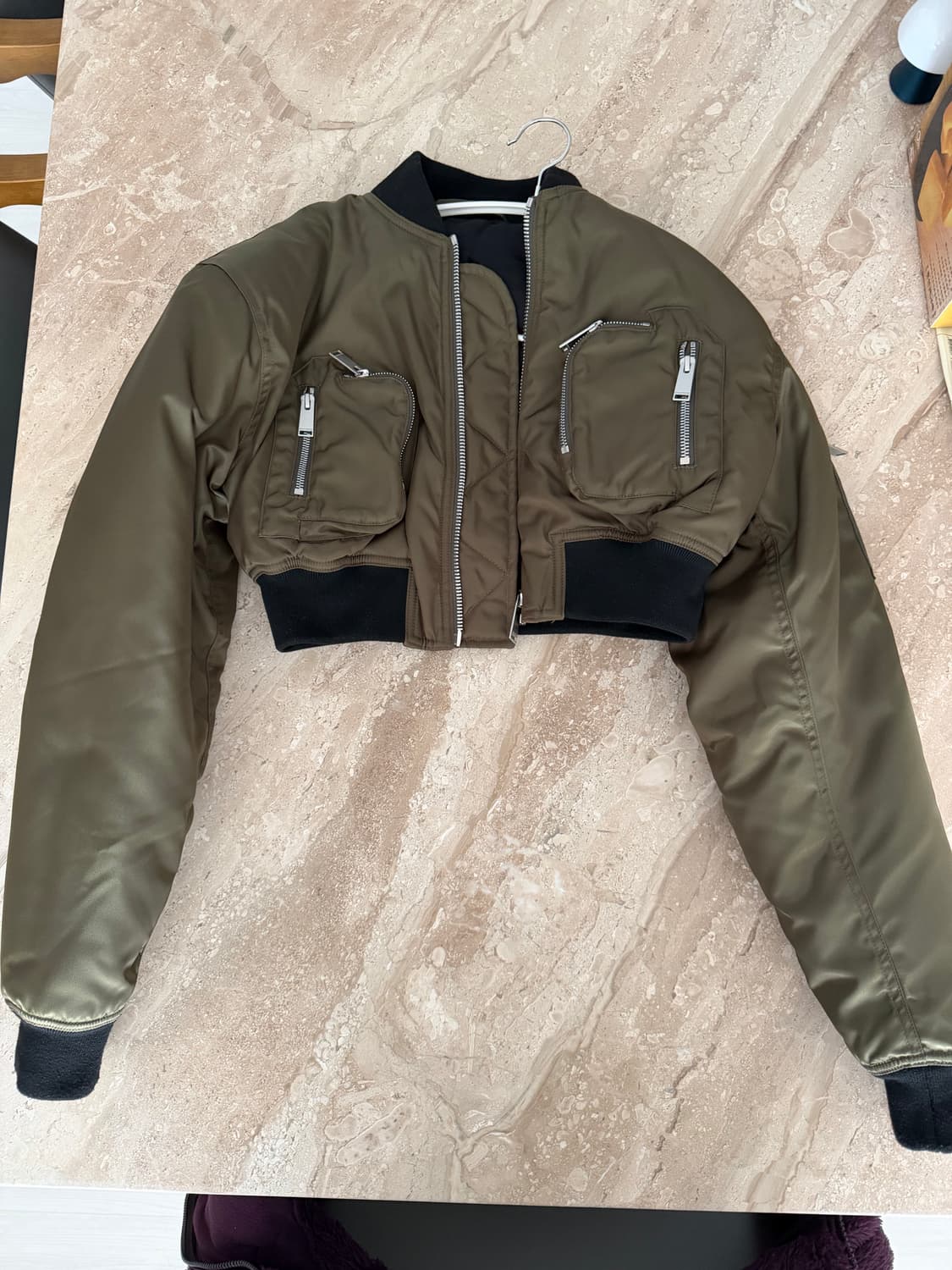 헤론프레스톤 여성 크롭 봄버 xs 상품이미지1