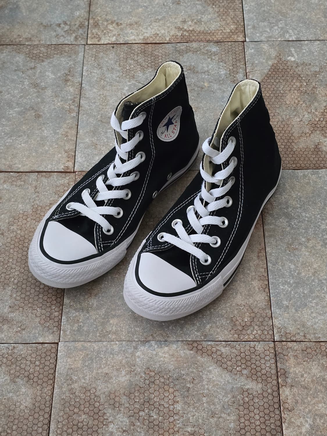 (220)컨버스 척테일러 올스타 하이 검흰  상품이미지1