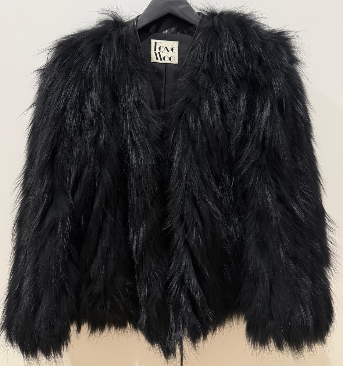 (1회착용) FAYEWOO 페이우 리얼 폭스퍼 자켓 (여우털 100%) 상품이미지1